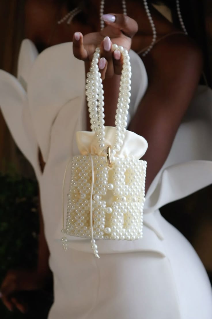 Grace Mini Beaded Clutch