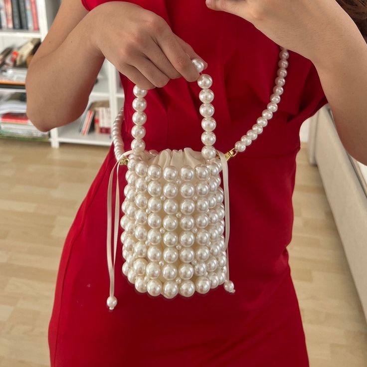 mini beaded clutch bag
