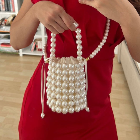 mini beaded clutch bag