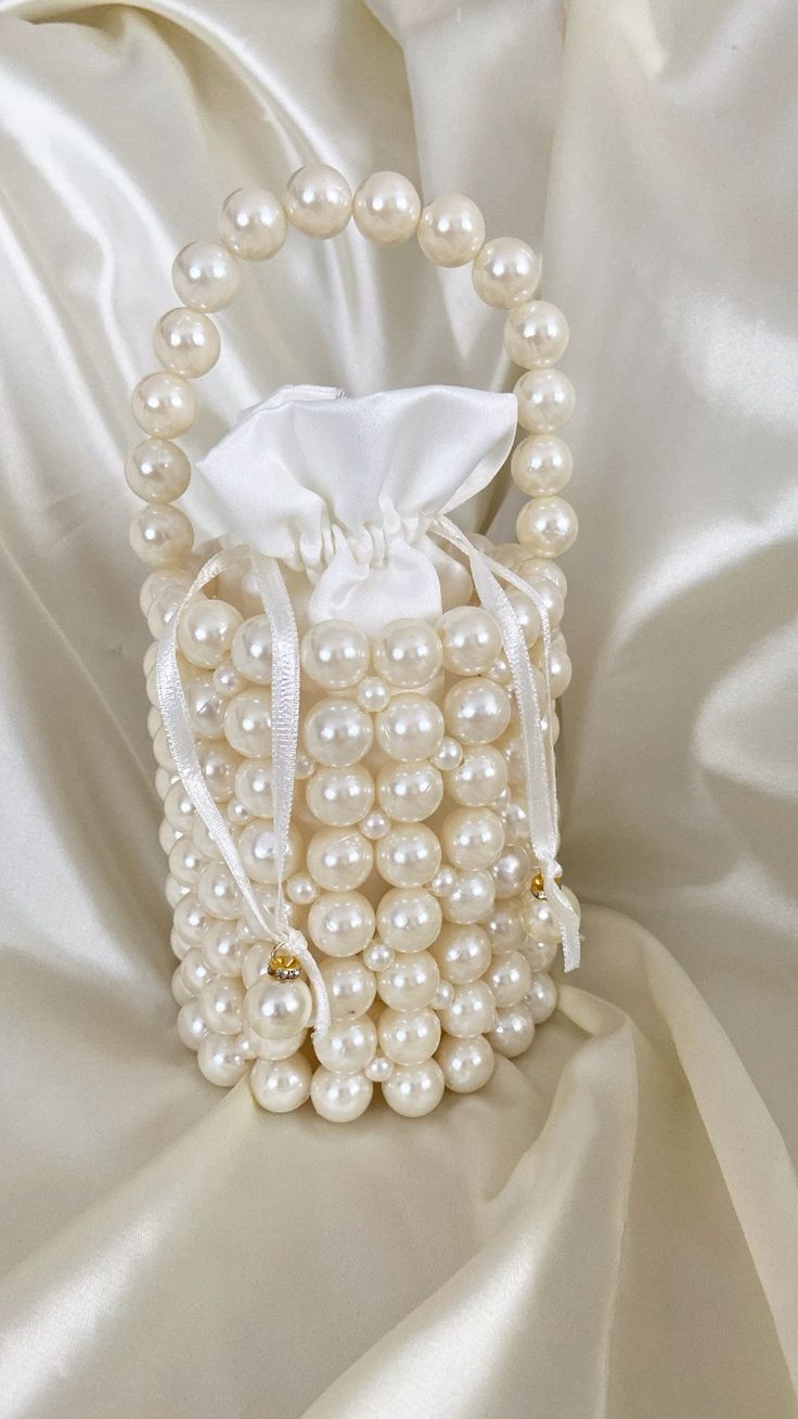 mini beaded clutch bag