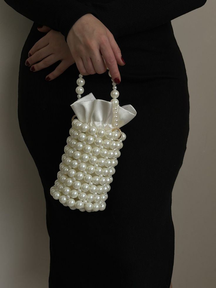 mini beaded clutch bag